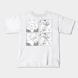 Mean Clouds Kids T-Shirt